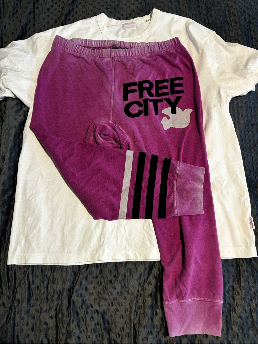 freecity Purple Jogger Bottoms